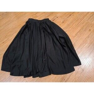 Body Wrappers Dance Full Circle Skirt Black Women's Small #511